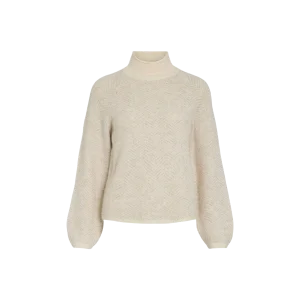 VILA Lory High Neck Knit Top