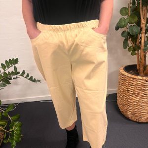 Zhenzi Bengalin stump pants, Gul- 40